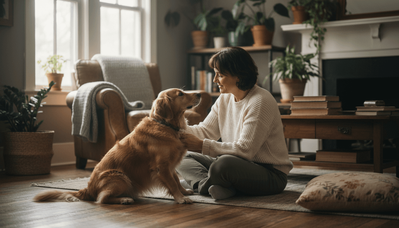 Person providing primary care and companionship to a companion animal